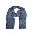 Net hijab with flower design and moti work - Blue Net hijab with flower design and moti work - Blue